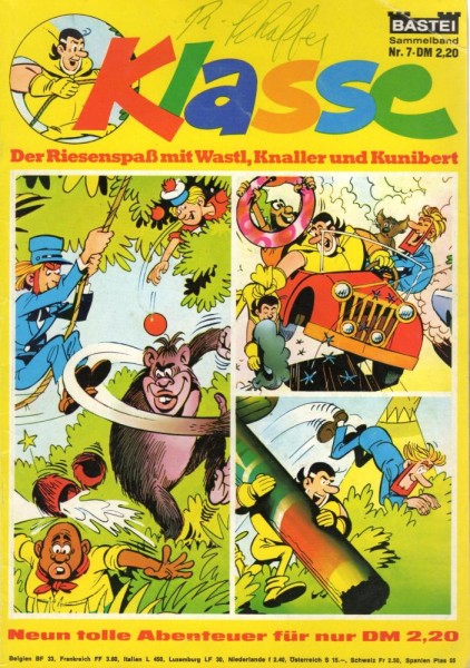 Klasse Sammelband 7 (Z2, Sz), Bastei