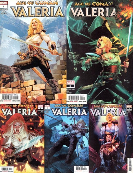 Age of Conan: Valeria 1-5 (Z0), Marvel