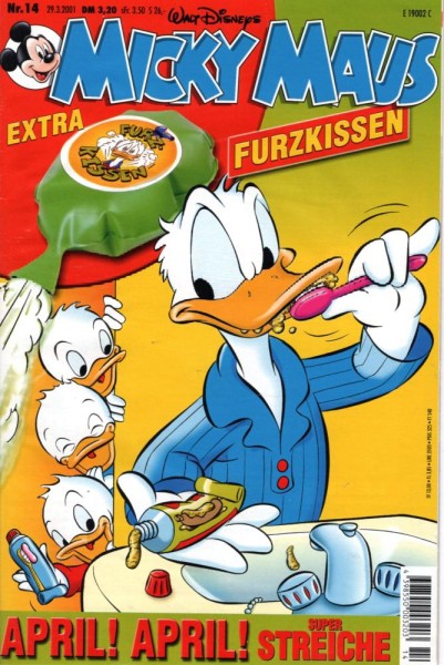 Micky Maus 2001/ 14 (Z1), Ehapa