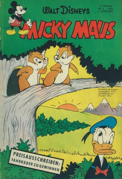 Micky Maus 1956/ 6 (Z1-2, R), Ehapa