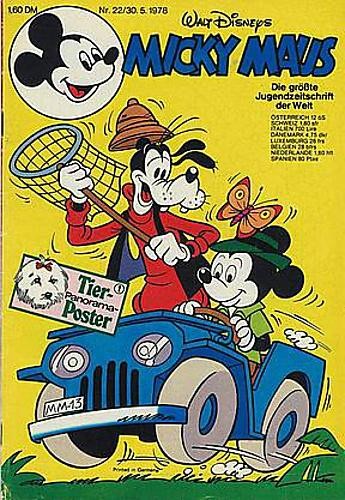 Micky Maus 1978/22 (Z1), Ehapa