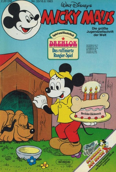 Micky Maus 1983/ 33 (Z1), Ehapa