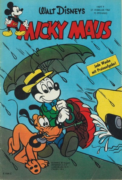 Micky Maus 1960/ 9 (Z1-2), Ehapa