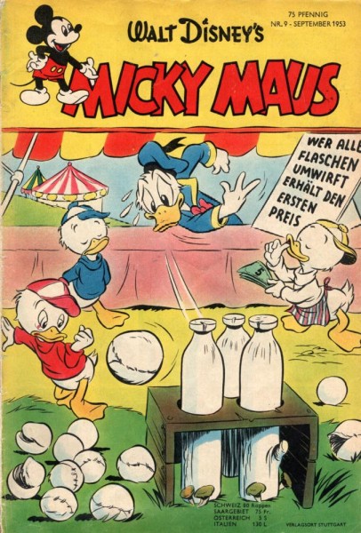 Micky Maus 1953/ 9 (Z1-2/2), Ehapa