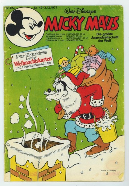 Micky Maus 1977/ 49 (Z3), Ehapa
