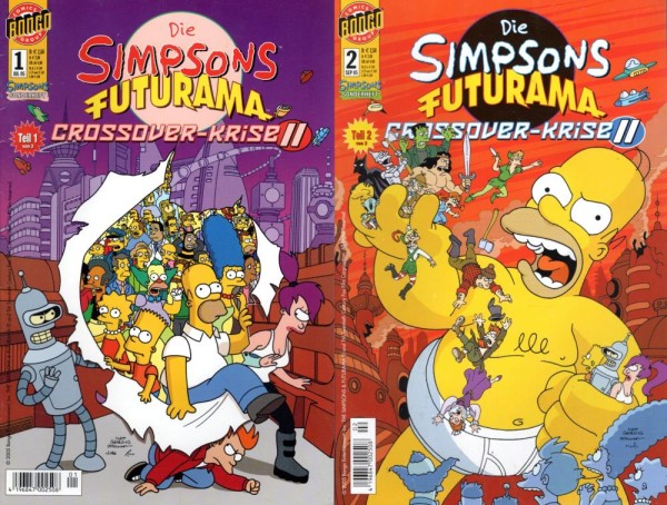 Simpsons Comics Sonderheft - Futurama 1+2 (Z1), Panini
