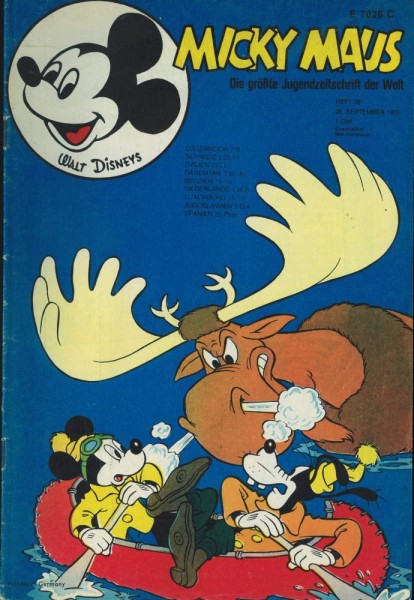 Micky Maus 1970/ 39 (Z1-2), Ehapa