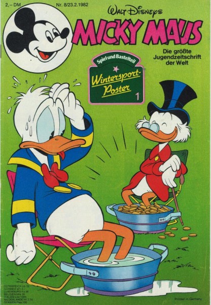 Micky Maus 1982/ 8 (Z1), Ehapa