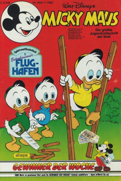 Micky Maus 1982/ 45 (Z1), Ehapa