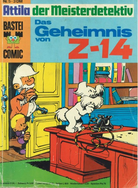 Bastei Comic 5 - Attila der Meisterdetektiv (Z3), Bastei