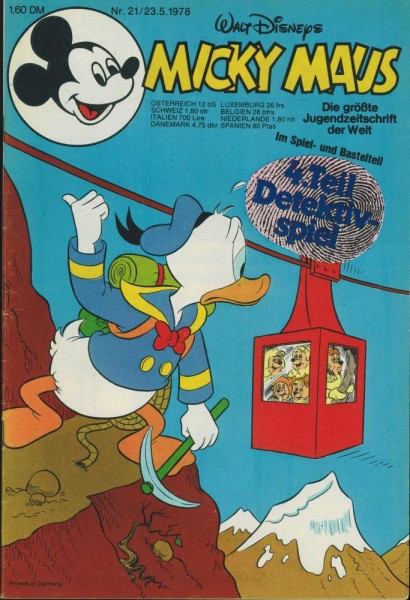Micky Maus 1978/ 21 (Z1), Ehapa