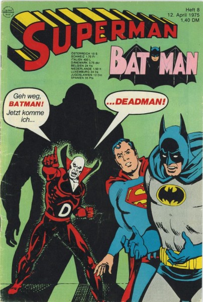 Superman 1975/ 8 (Z1-2, Sm), Ehapa