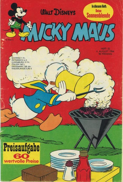 Micky Maus 1966/ 32 (Z2), Ehapa