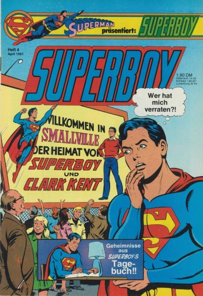 Superboy 1981/ 4 (Z1), Ehapa