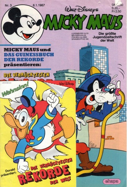 Micky Maus 1987/ 3 (Z1-2/2), Ehapa