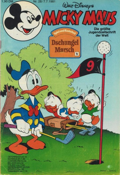 Micky Maus 1981/ 28 (Z2, Ts), Ehapa