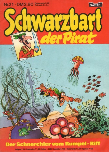 Schwarzbart der Pirat 21 (Z2), Bastei