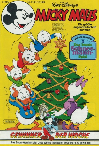 Micky Maus 1982/ 51 (Z0-1), Ehapa