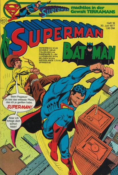 Superman 1977/ 16 (Z1, Sm), Ehapa