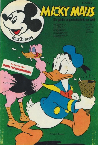 Micky Maus 1971/ 19 (Z1-2), Ehapa