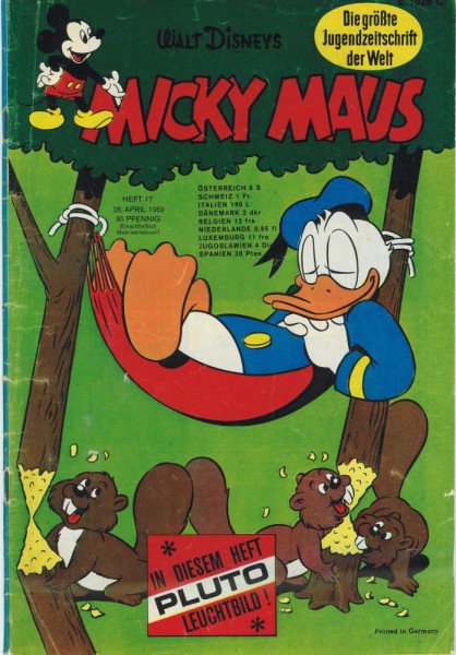 Micky Maus 1969/ 17 (Z3), Ehapa