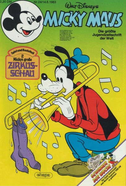 Micky Maus 1983/ 24 (Z0-1/1), Ehapa