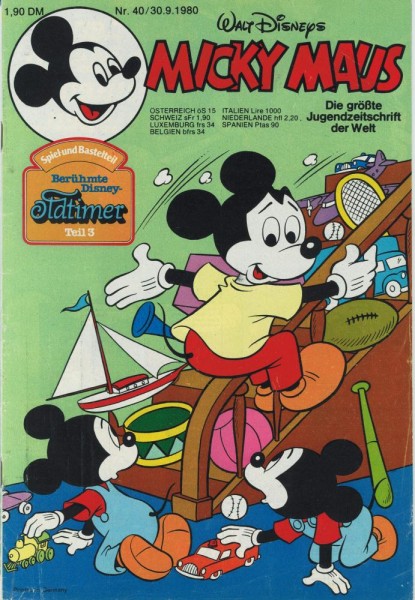 Micky Maus 1980/ 40 (Z2), Ehapa