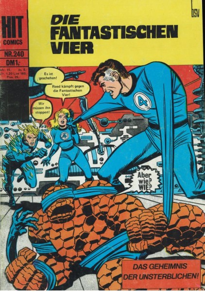 Hit Comics 240 - Die Fantastischen Vier (Z1-), bsv