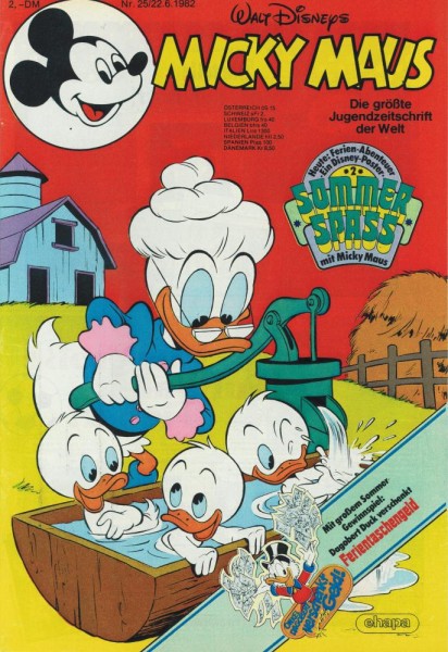 Micky Maus 1982/ 25 (Z0-1/1), Ehapa