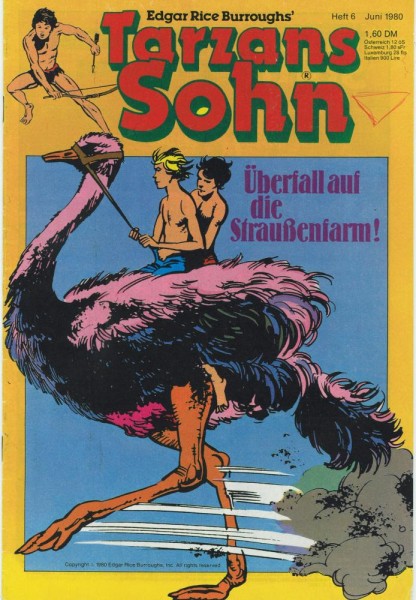 Tarzans Sohn 1980/ 6 (Z1, Sz), Ehapa