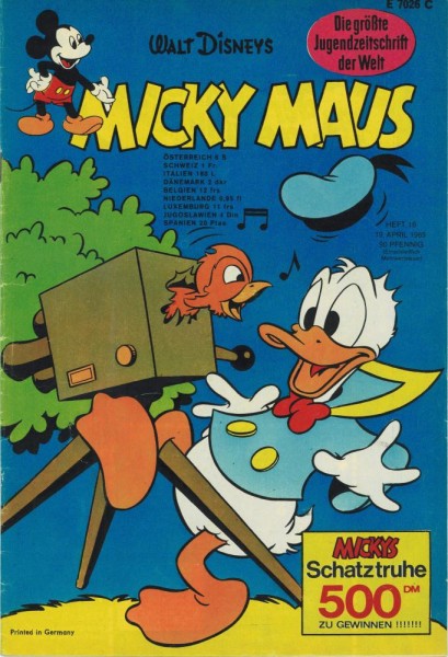 Micky Maus 1969/ 16 (Z1), Ehapa