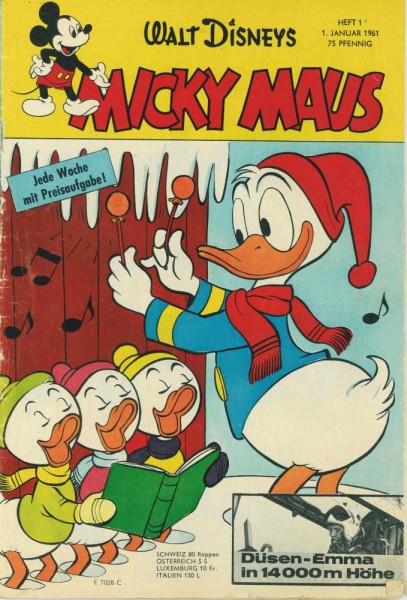 Micky Maus 1961 1-53 (Z2), Ehapa