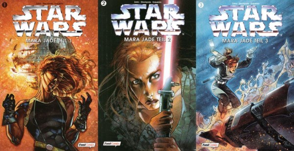 Star Wars - Mara Jade 1-3 (Z1, 1. Aufl.), Feest