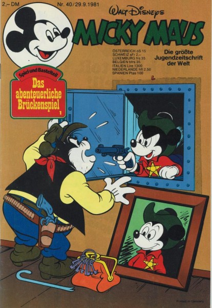 Micky Maus 1981/ 40 (Z0-1), Ehapa