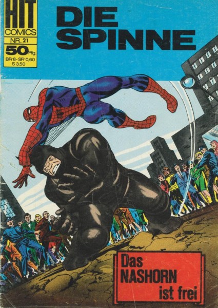 Hit Comics 21 - Die Spinne (Z1-2/2), bsv