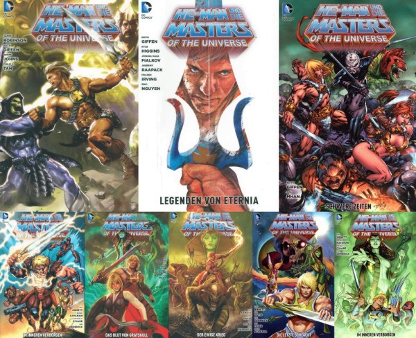 He-Man und die Masters of the Universe 1-7 + Nr. 4 Variant (Z0), Panini