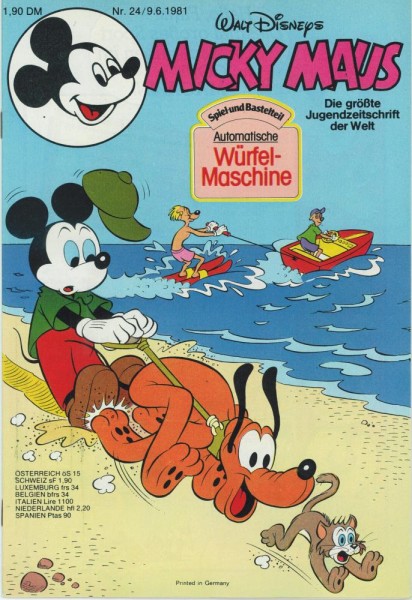 Micky Maus 1981/ 24 (Z0-1), Ehapa