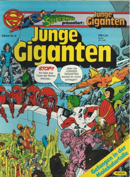 Superman präsentiert: Junge Giganten 8 (Z1-2), Ehapa