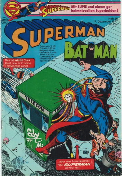 Superman 1977/ 26 (Z1-2, Sm), Ehapa