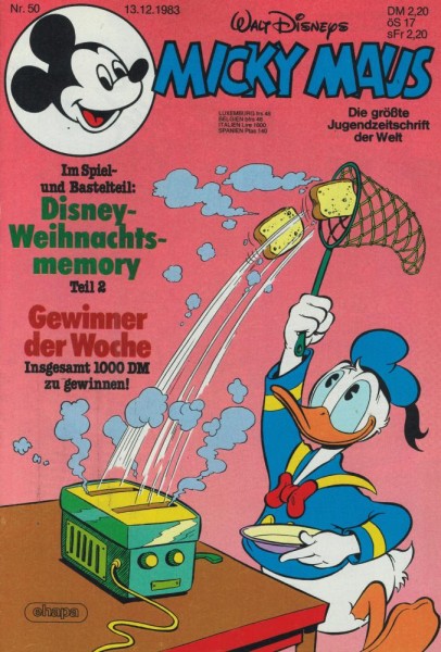 Micky Maus 1983/ 50 (Z0-1), Ehapa