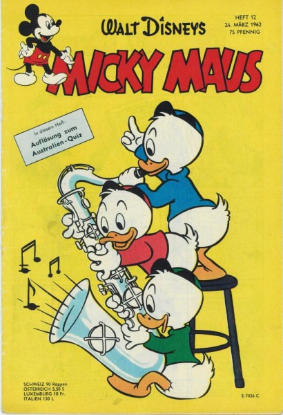 Micky Maus 1962/ 12 (Z1-), Ehapa