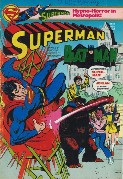Superman 1980/ 9 (Z2, Sz), Ehapa