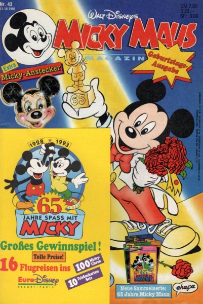Micky Maus 1993/ 43 (Z0-1), Ehapa