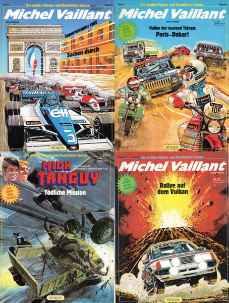 Die großen Flieger- und Rennfahrer-Comics Konvolut (Z1-), Ehapa