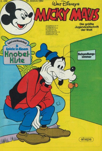 Micky Maus 1982/ 34 (Z1), Ehapa