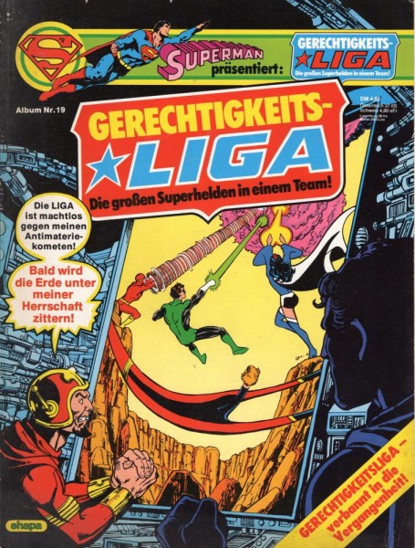 Superman präsentiert: Gerechtigkeits Liga 19 (Z1), Ehapa
