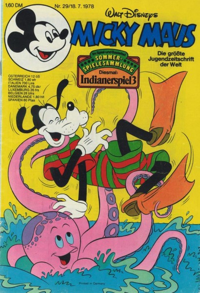 Micky Maus 1978/ 29 (Z1-2, Sz), Ehapa