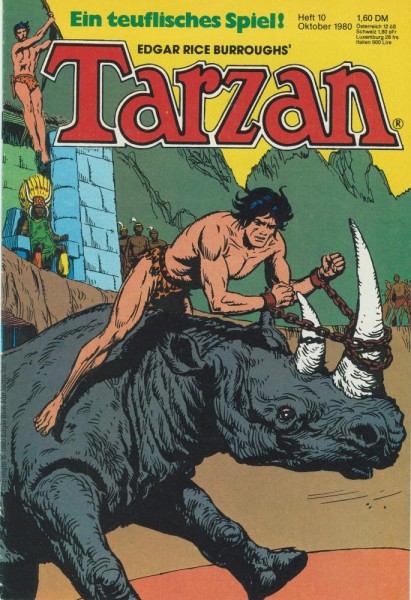 Tarzan, Der Neue 1980/ 10 (Z1), Ehapa