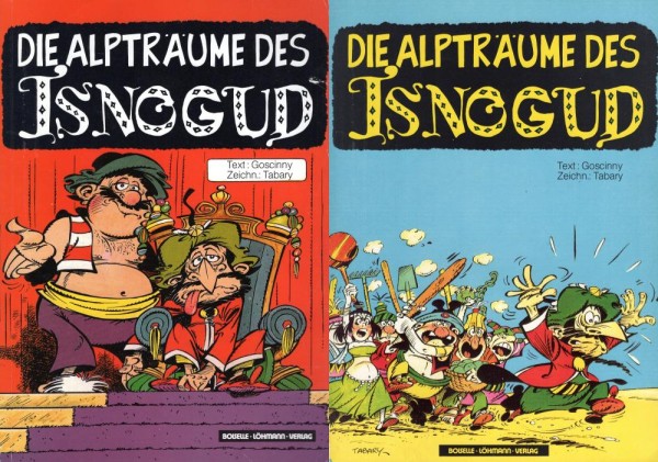 Die Alpträume des Isnogud 1+2 (Z1-, 1. Aufl.), Boiselle-Löhmann