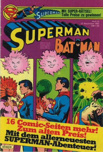 Superman 1982/ 23 (Z1-2), Ehapa